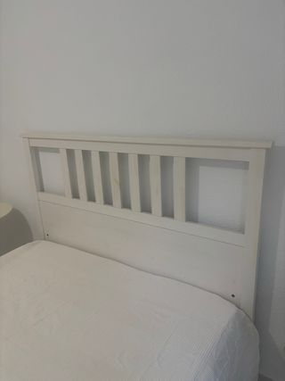 Cama Ikea Blanca Madera