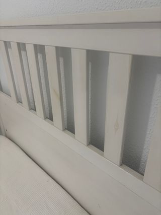 Cama Ikea Blanca Madera