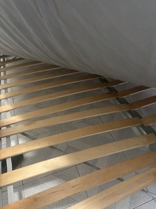 Cama Ikea Blanca Madera