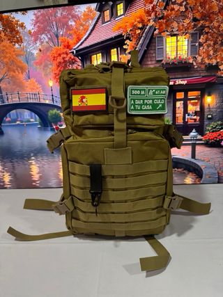 Mochila Táctica Militar 50L Nueva beige 