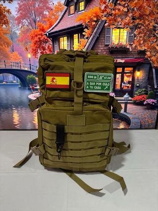 Mochila Táctica Militar 50L Nueva beige 
