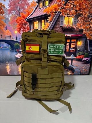 Mochila Táctica Militar 50L Nueva beige 