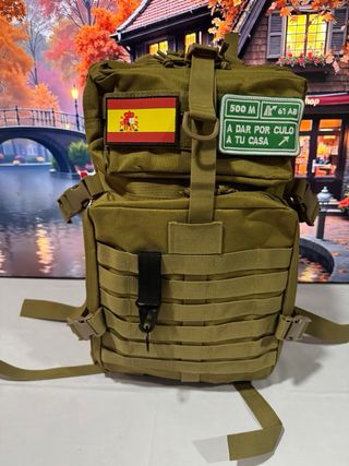 Mochila Táctica Militar 50L Nueva beige 