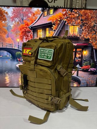 Mochila Táctica Militar 50L Nueva beige 