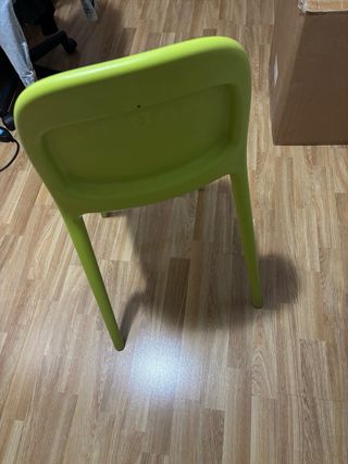 Silla infantil verde Ikea