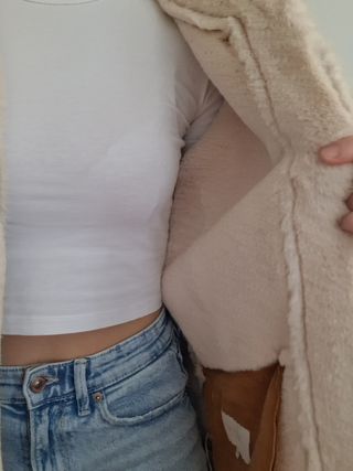 Chaqueta de mujer con forro polar.