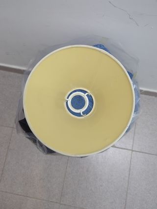 Pantalla de lámpara beige tela