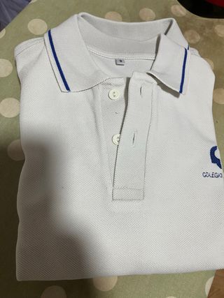 Polo Blanco Colegio Salzillo Manga Larga