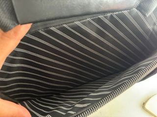 Cartera Portátil Negra 3 Compartimentos