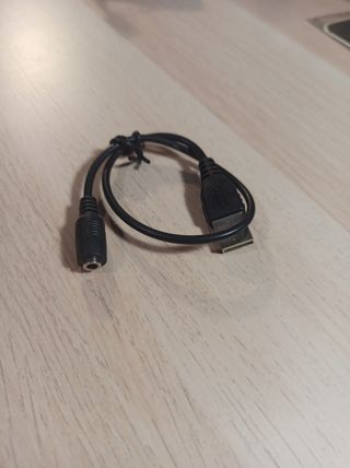 Cable USB a 5V con conector jack