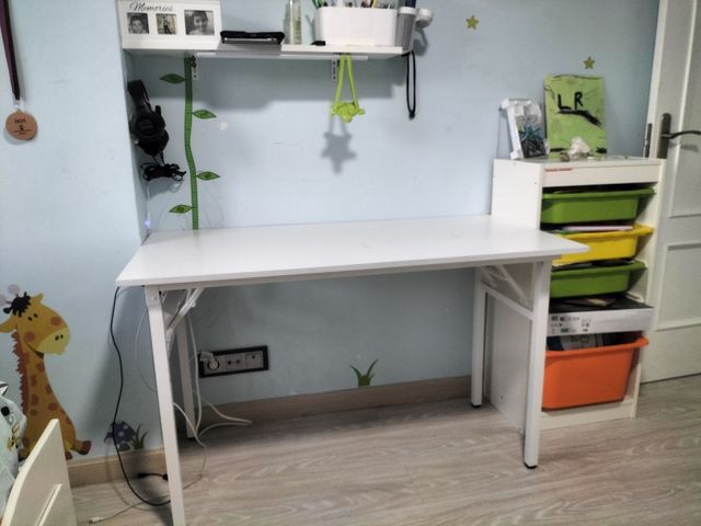 Mesa estudio plegable medidas 1,20x60x73