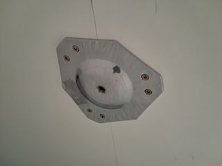 6 Patas de mesa redondas plateadas Alto 87cm.