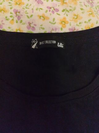 Camiseta Lolito Negra Calavera Rock