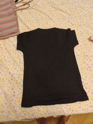 Camiseta Lolito Negra Calavera Rock