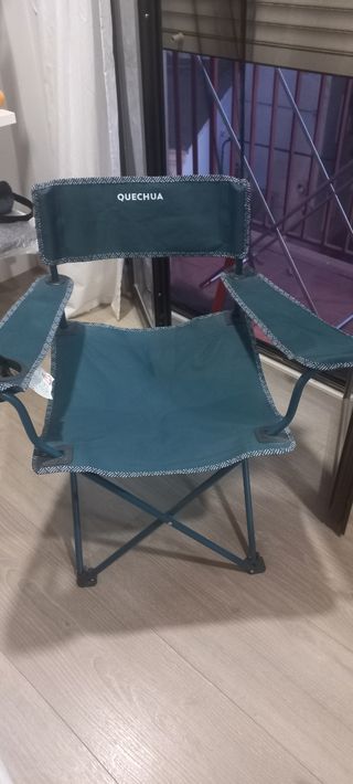 Silla Plegable Playa Quechua Verde