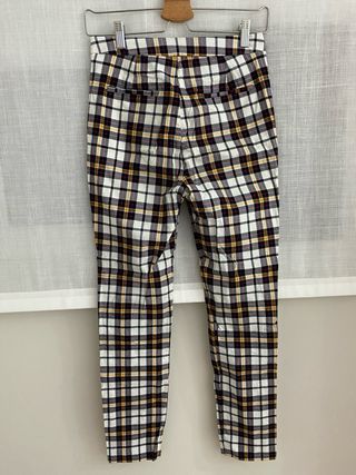 Pantalón mujer tipo leggin cuadros