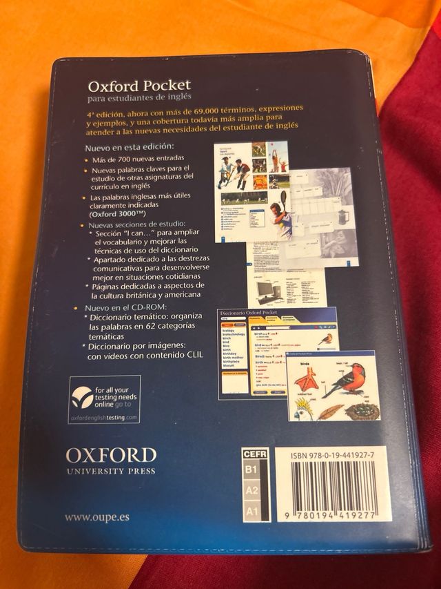 Diccionario Oxford Pocket para estudiantes de i...