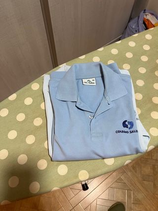 Polo azul Colegio Salzillo manga larga