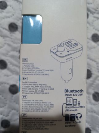 Transmisor Bluetooth Beisk PD25W Coche