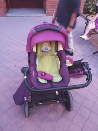Carro completo: Silla, Maxicosi y Cuco con sombril