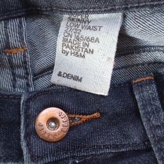 Vaqueros skinny H&M azul oscuro