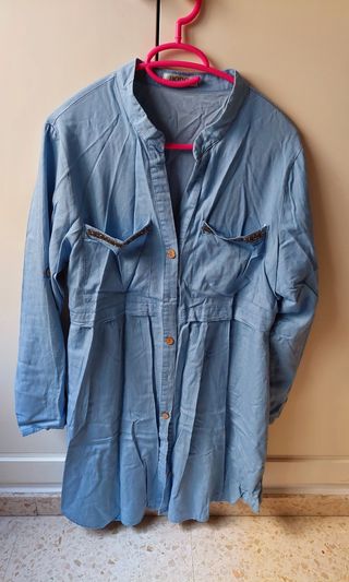 Vestido Vaquero Mujer Azul