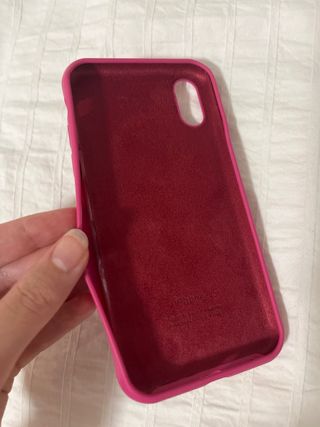 Funda iPhone XS Rosa Apple.