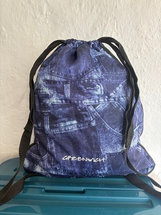 Saco Greenwich estampado vaquero