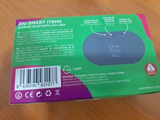 Altavoz Bluetooth Ziu Loop Negro