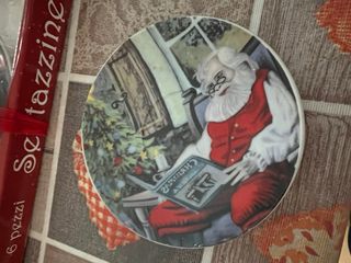 Set 6 Tazze Caffè Natalizie con Piattino