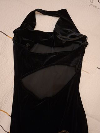 Vestido de fiesta largo negro