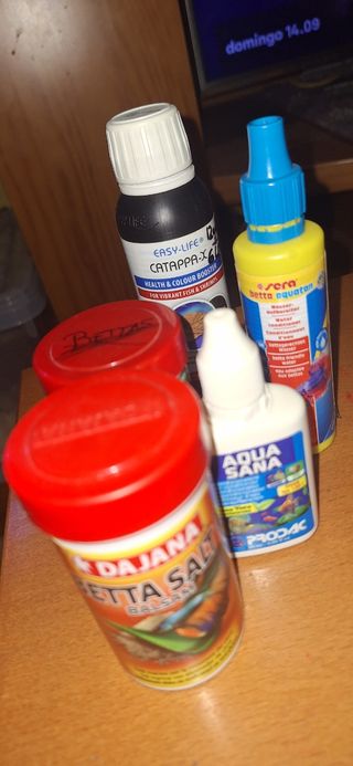 Productos para peces Betta