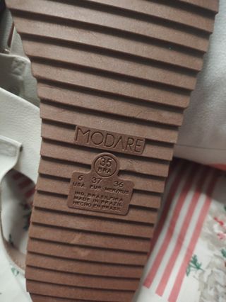Sandalias Modare Beige y Blancas