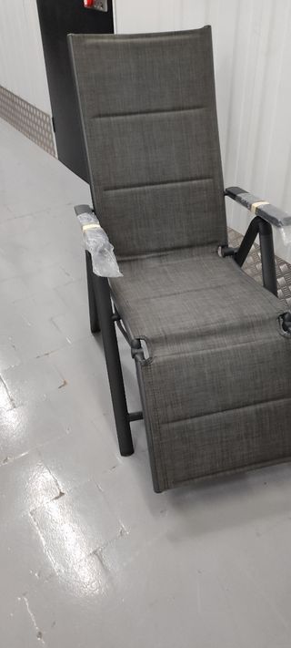 2 Tumbonas Acolchada Toronto Gris Lidl