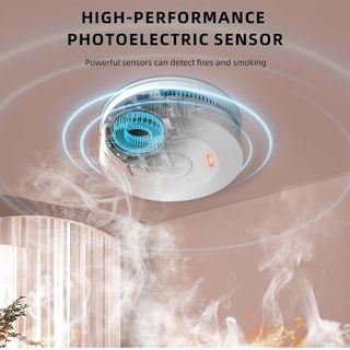 Detector de Humo 10 Años Batería