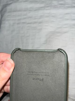 Funda iPhone XS Verde Militar Apple.