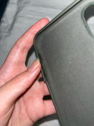 Funda iPhone XS Verde Militar Apple.