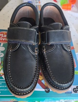 Mocasines unisex negros