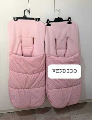 Saco universal para silla de paseo rosa