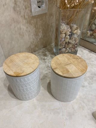 Juego 2 Vasos Decoración Baño