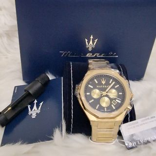 Reloj Maserati Dorado y Negro