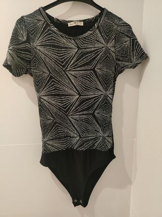 Body fiesta estampado plateado Inside Talla S