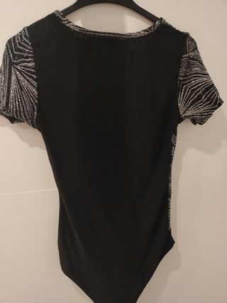 Body fiesta estampado plateado Inside Talla S