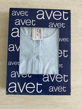 Camisón Avet manga larga celeste talla XL