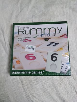 Juego de mesa Travel Rummy pro 6