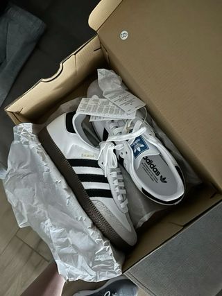 Adidas Samba Blancas y Negras