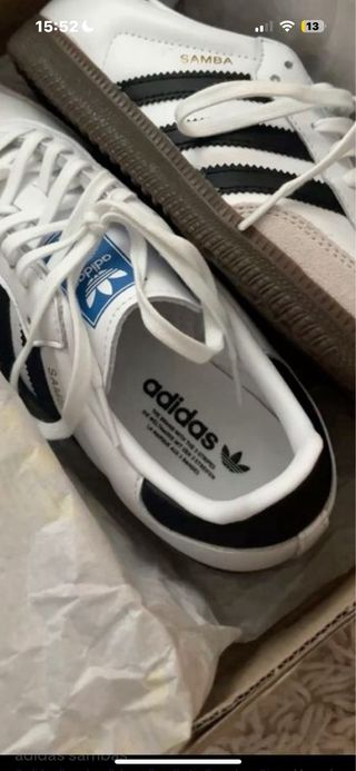 Adidas Samba Blancas y Negras