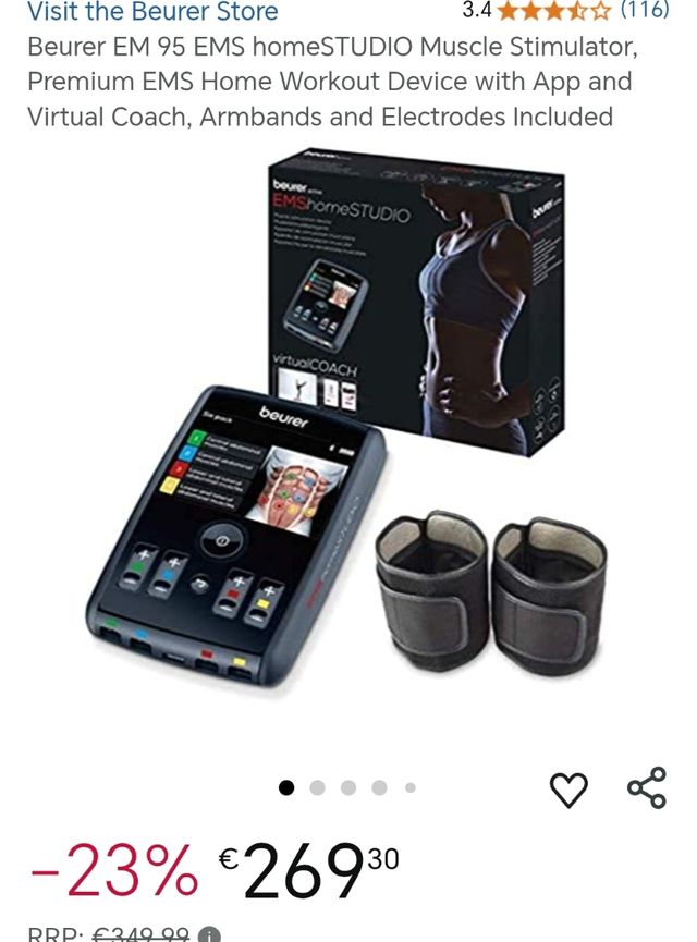 Electroestimulador Beurer EM 95 EMS