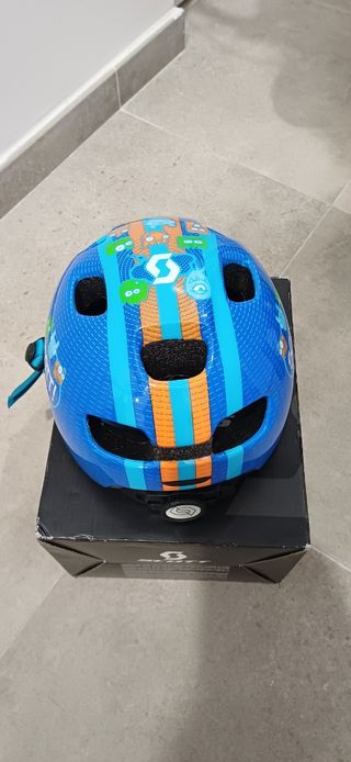 Casco Scott Niño Talla S Azul Monstruos