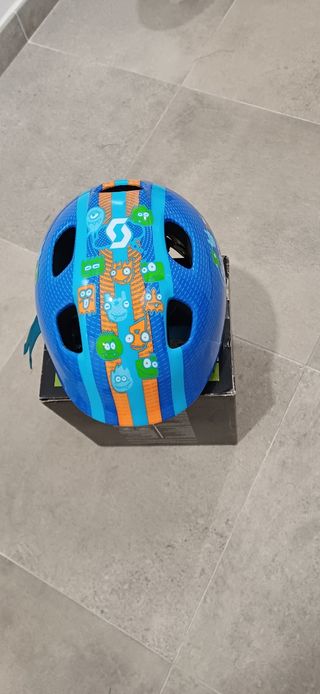 Casco Scott Niño Talla S Azul Monstruos